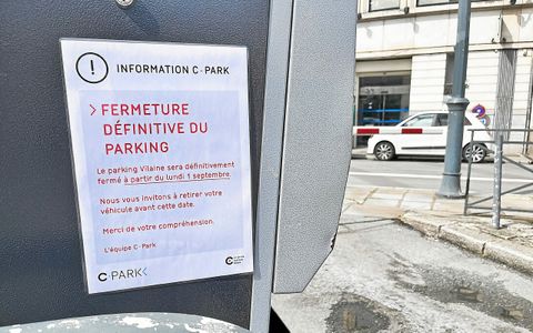 « Fermeture définitive » indique quelques feuilles sur les bornes.