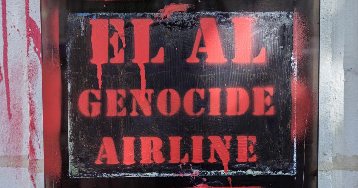 les locaux de la compagnie israélienne El Al dégradés à Paris