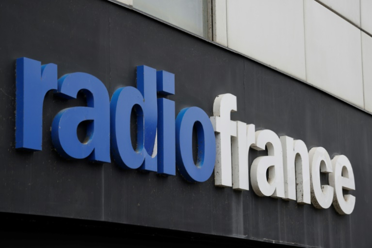 À Radio France, des antennes sont perturbées par une grève illimitée qui a touché en particulier France Inter et la première matinale du pays ( AFP / Ludovic MARIN )