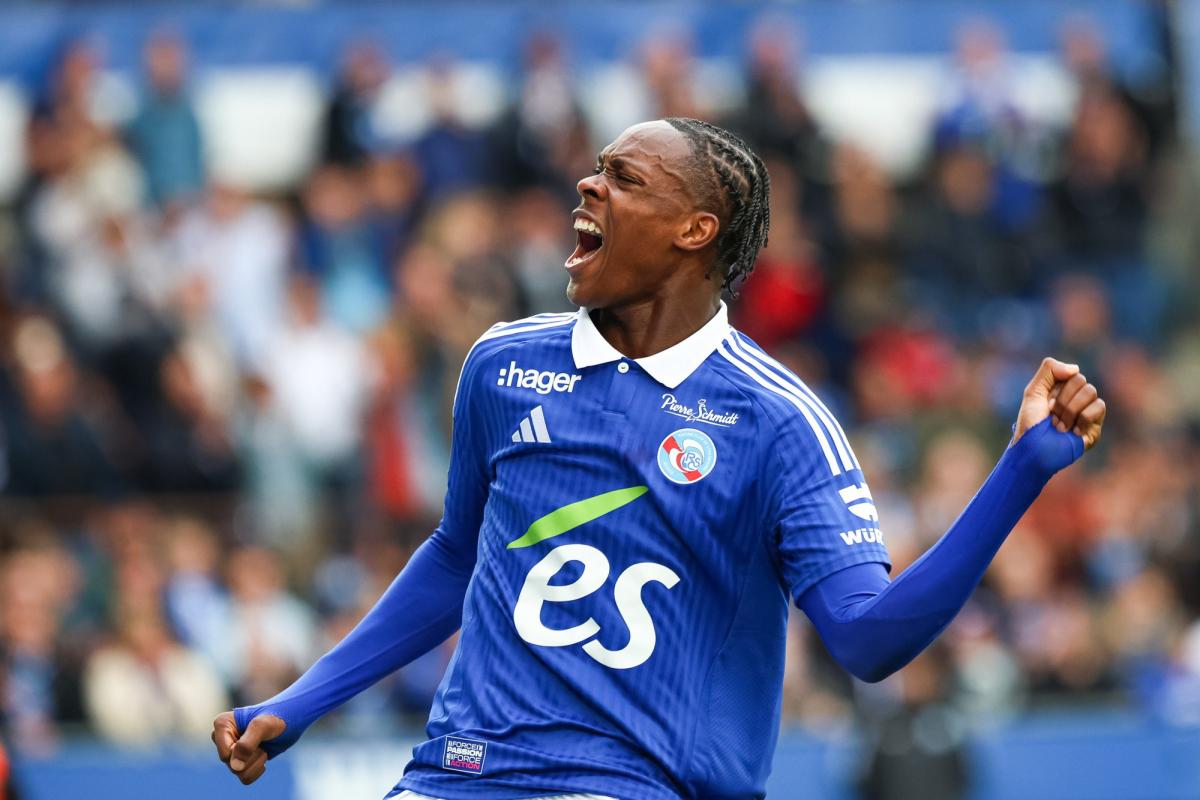 le capitaine de Strasbourg Emmanuel Emegha affirme ses ambitions concernant la Ligue Conférence