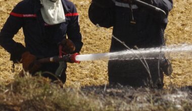 cinq hectares brûlés après un feu d’herbes et de broussailles au sud de Toulouse