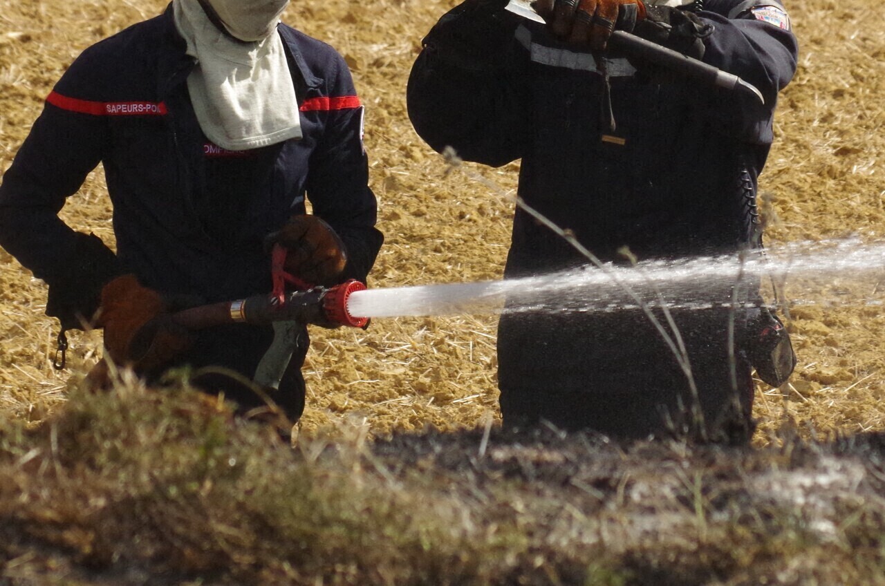 cinq hectares brûlés après un feu d’herbes et de broussailles au sud de Toulouse