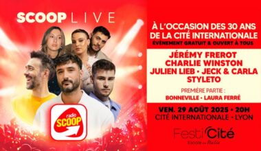 SCOOP Live à l'occasion des 30 ans de la Cité Internationale de Lyon