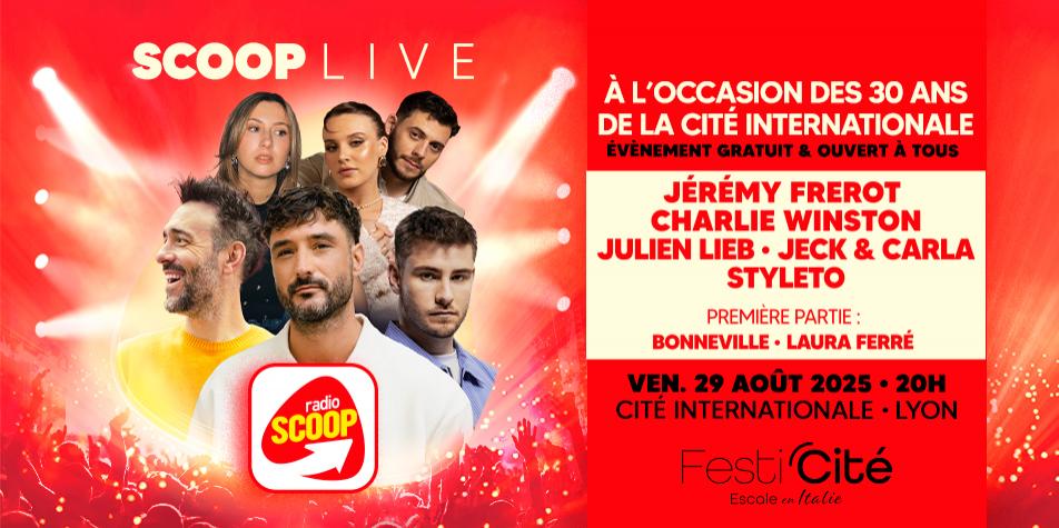 SCOOP Live à l'occasion des 30 ans de la Cité Internationale de Lyon