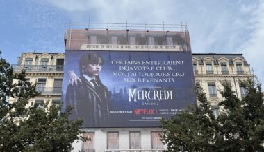 [VIDÉO] Saison 2 de la série “Mercredi” : Netflix fait le buzz à Lyon