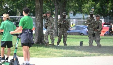 A Washington, 800 gardes nationaux sont arrivés sur place pour «nettoyer» la ville, selon le Pentagone – Libération