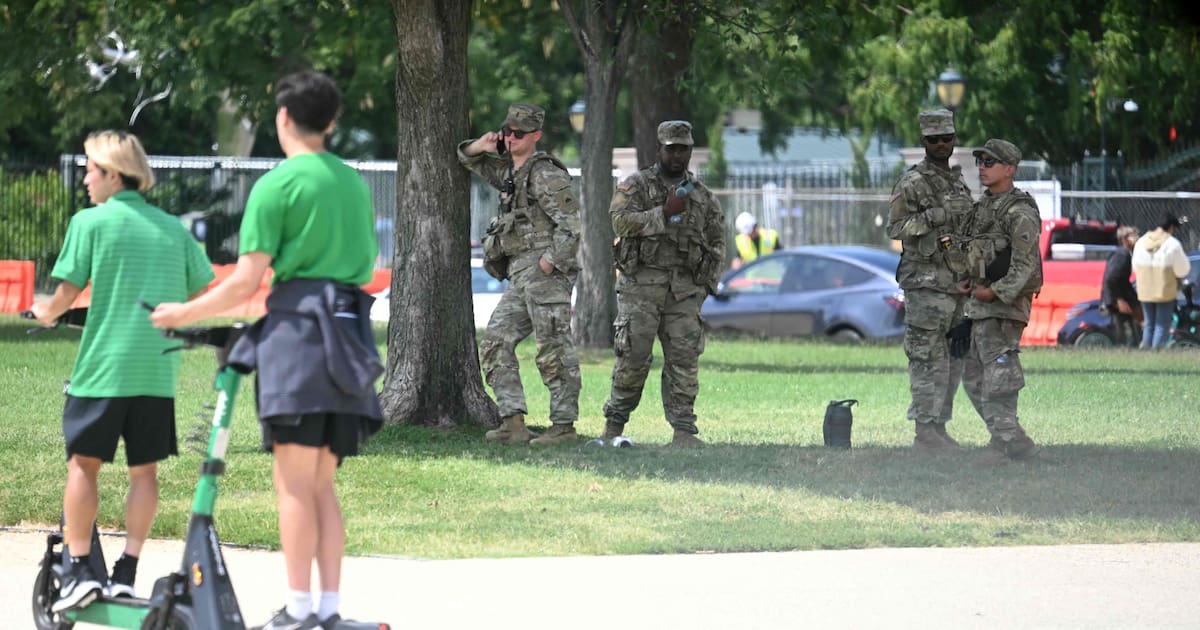 A Washington, 800 gardes nationaux sont arrivés sur place pour «nettoyer» la ville, selon le Pentagone – Libération