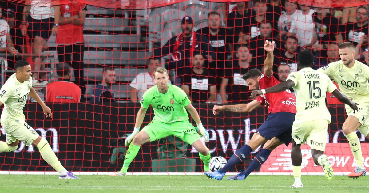 Ligue 1 : contrôle dos au but, enchaînement et frappe imparable, en vidéo, le sublime but de Giroud avec Lille - Le Figaro