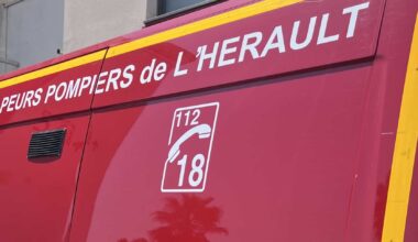 un bus de ville prend feu près de Montpellier