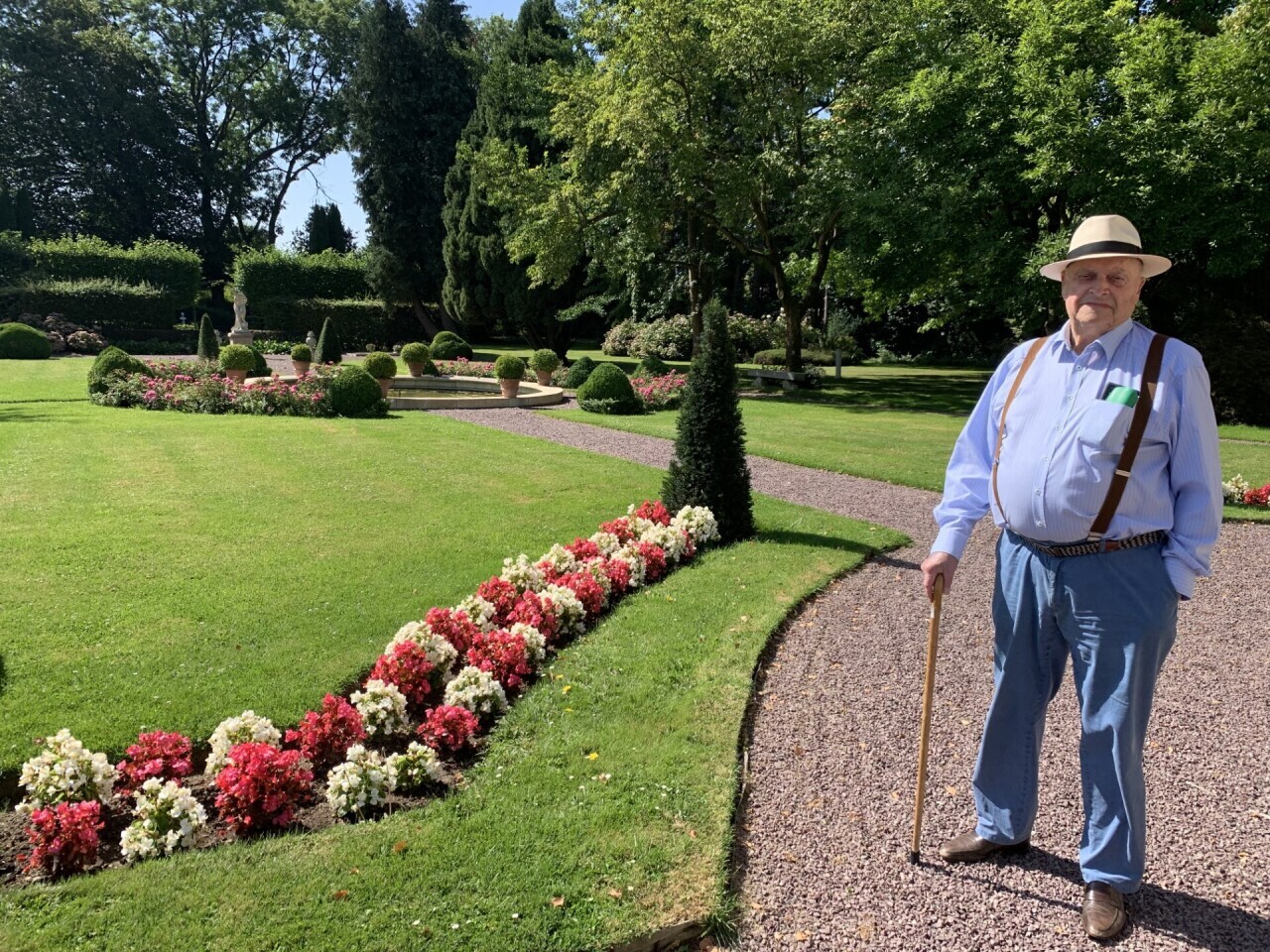 Près de Rouen, il a passé sa vie à composer le jardin de ses rêves