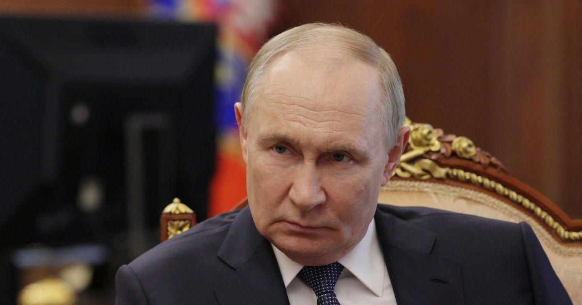 Le président russe Vladimir Poutine à Moscou le 11 juillet 2025.