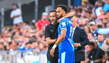en grande forme, l'OM l'emporte face à Aston Villa avec un doublé d’Aubameyang