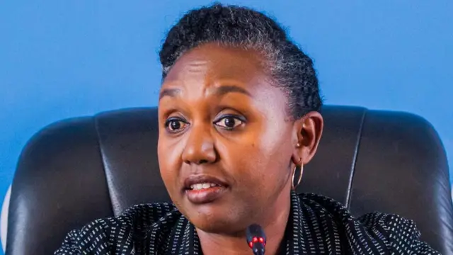 La porte-parole du gouvernement, Yolande Makolo