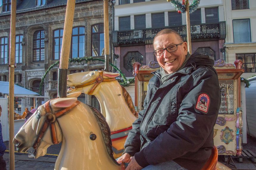 Eric a laissé ses soucis au pied du carrousel