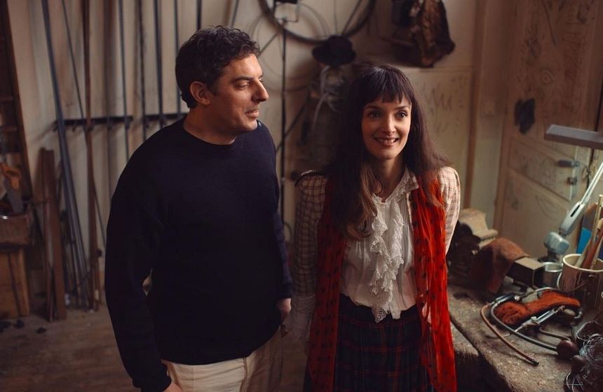 Niki de Saint Phalle et Jean Tinguely par Charlotte le Bon et Damien Bonnard, dans le film "Niki" de Céline Sallette