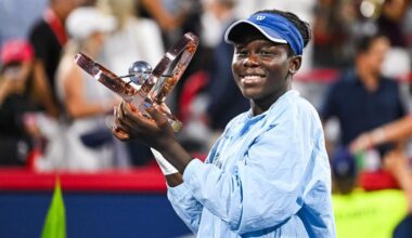 La Canadienne Victoria Mboko crée la surprise face à Naomi Osaka et remporte l'Open du Canada - L'Équipe