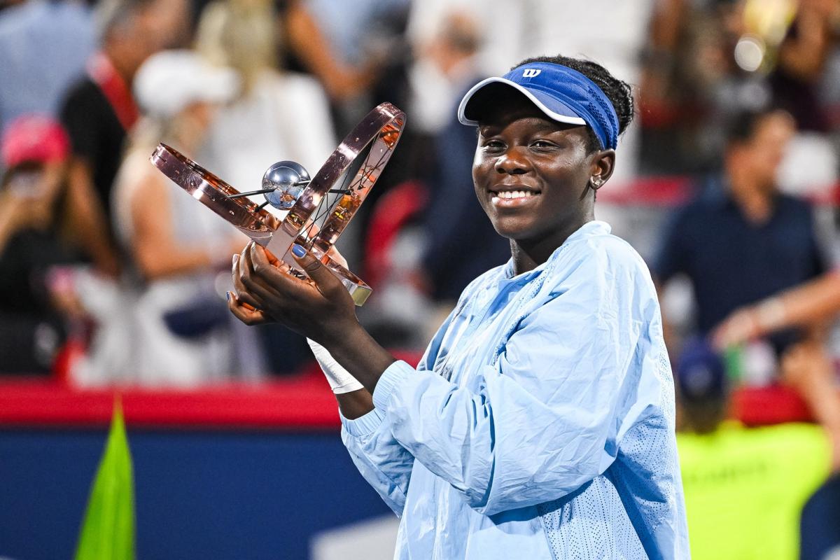 La Canadienne Victoria Mboko crée la surprise face à Naomi Osaka et remporte l'Open du Canada - L'Équipe