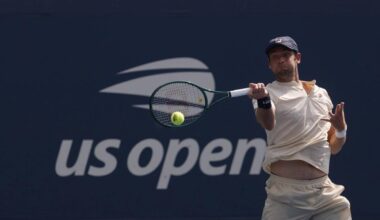 Défait par David Goffin au terme d'un match décousu, Quentin Halys à nouveau éliminé au 1er tour de l'US Open - L'Équipe