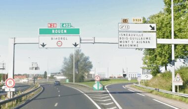 Les véhicules ont été déviés par la reoute départementale 928, à partir de l