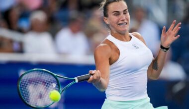 «J’aime jouer ici», Sabalenka à la conquête d’un premier Grand Chelem en 2025