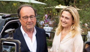 Julie Gayet et François Hollande posent pour une jolie photo en plein festival, le couple se montre rarement comme ça !