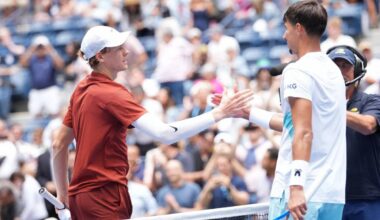 Jannik Sinner s'impose facilement face à Alexei Popyrin au deuxième tour de l'US Open - L'Équipe