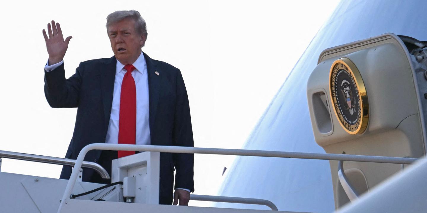Donald Trump est en route pour l’Alaska, avant le sommet avec Vladimir Poutine