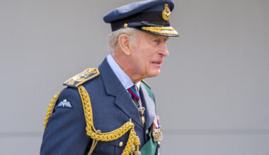 Charles III sur la base de Lossiemouth, le 6 août 2025.