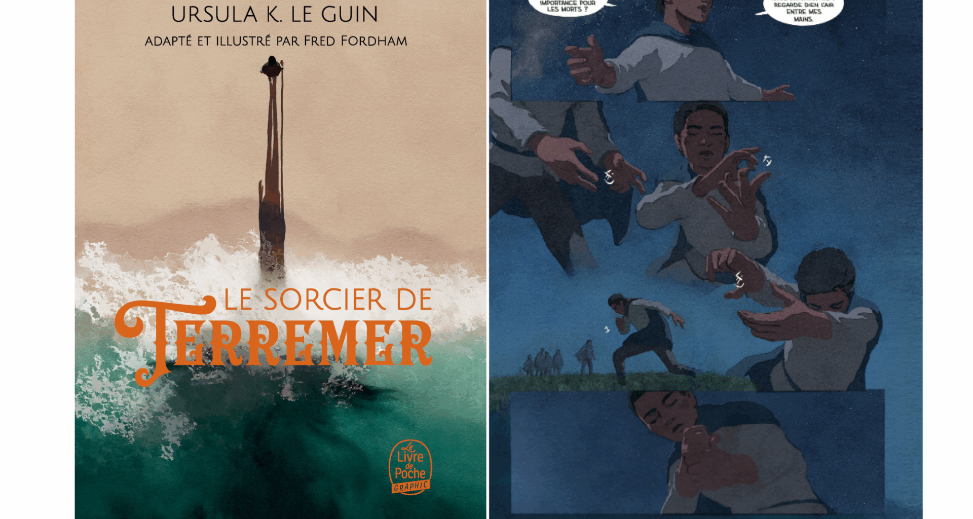 Ursula K. Le Guin en roman graphique au Livre de Poche