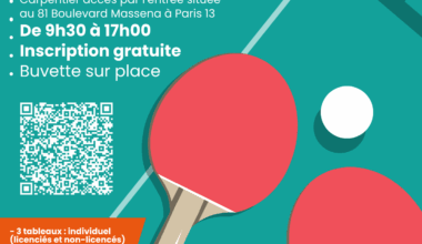 rendez-vous pour l'ultime étape à Paris le 13 septembre !