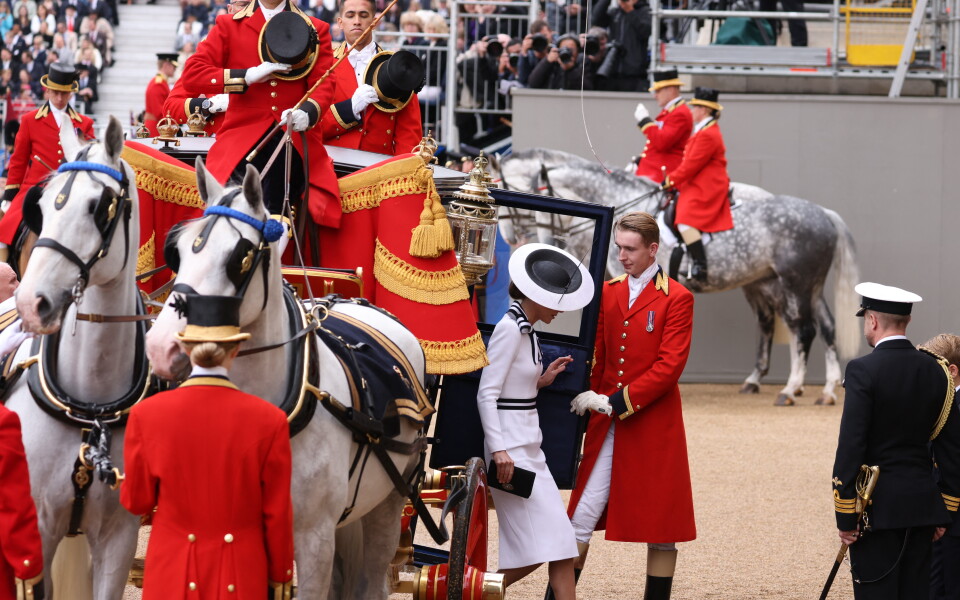 Tyrone lors de la cérémonie Trooping The Colour en 2024.