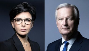 La ministre de la Culture Rachida Dati le 25 novembre 2019, et l'ex-Premier ministre Michel Barnier le 11 mai 2021