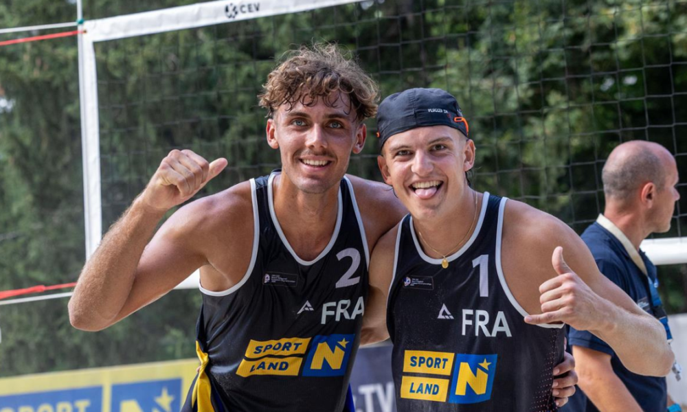 Beach-volley Arthur Canet et Téo Rotar sacrés champions d'Europe U22 !