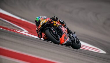 Brad Binder en qualification au Grand Prix des Amériques 2025