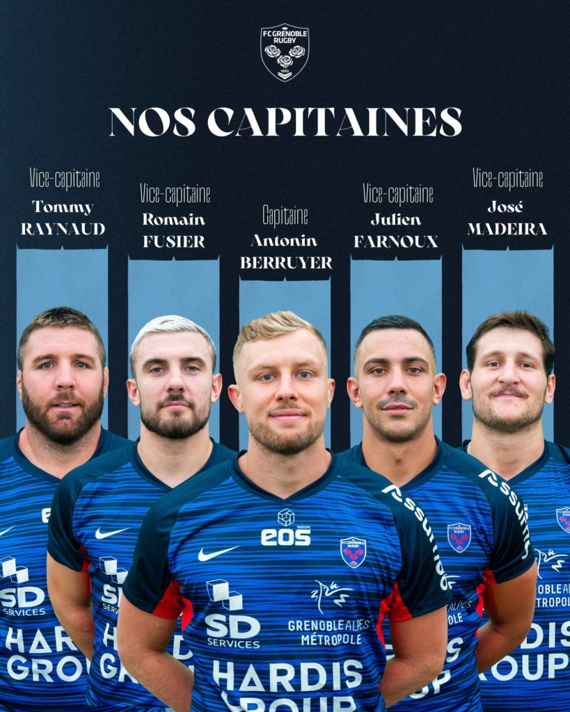 FC Grenoble – Antonin Berruyer sera le capitaine du FCG pour la saison 2025-2026