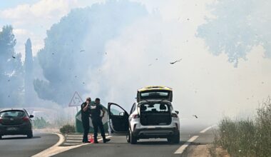 un homme arrêté en flagrant délit en train d’allumer un feu – Libération