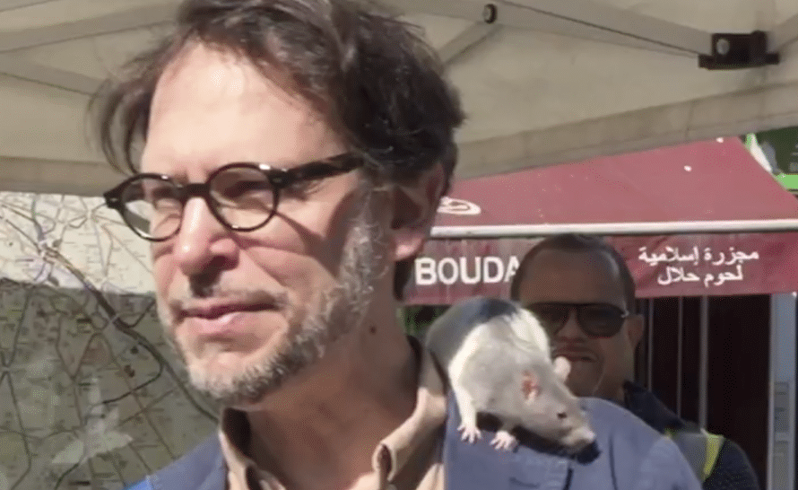 Paris : Rat sur l’épaule, un élu choque les Parisiens en voulant "réconcilier" habitant et "surmulot"