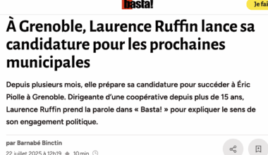 PIOLLE FAIT EXPLOSER LA GRANDE ARNAQUE de Laurence RUFFIN (Verts/LFI)