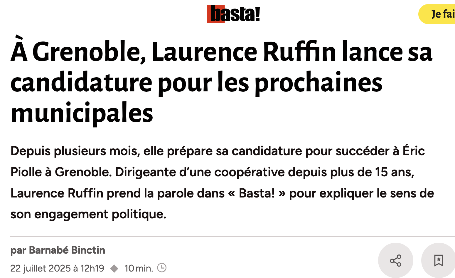 PIOLLE FAIT EXPLOSER LA GRANDE ARNAQUE de Laurence RUFFIN (Verts/LFI)