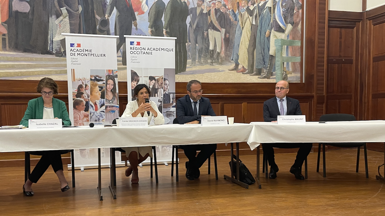 Rentrée scolaire : la rectrice de l'Académie de Montpellier fixe le cap 2025/2026, entre corrections et ambitions