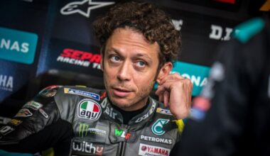 Valentino Rossi lors du Grand Prix de France 2021 avec Yamaha SRT