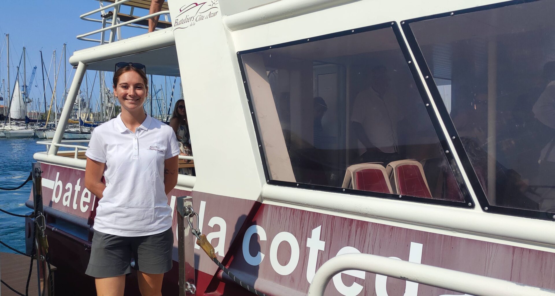 "Matelote pour être tous les jours sur l’eau !": à la rencontre de Marine qui assure la sécurité des touristes lors des visites de la Rade de Toulon