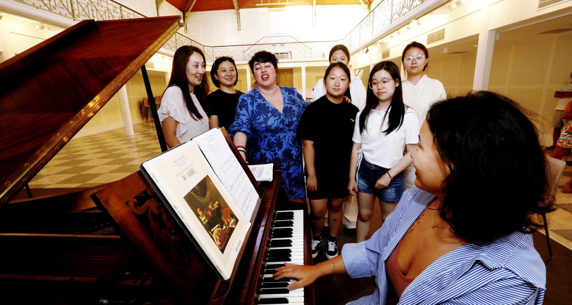 A La Seyne, la master classe opéra a été suivie par des étudiants venus de Chine