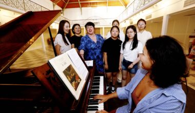 A La Seyne, la master classe opéra a été suivie par des étudiants venus de Chine