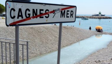 De l’eau sale s’est (encore) déversée dans la mer entre Cagnes et Saint-Laurent