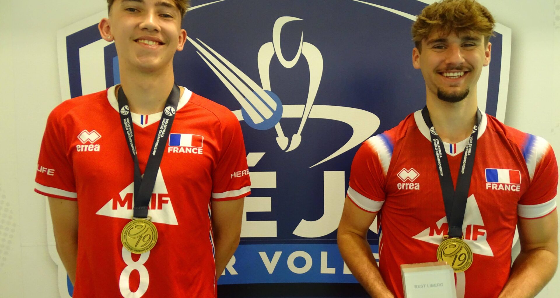 Volley: deux jeunes joueurs Fréjusiens déjà champions du monde avec l’équipe de France des -19 ans