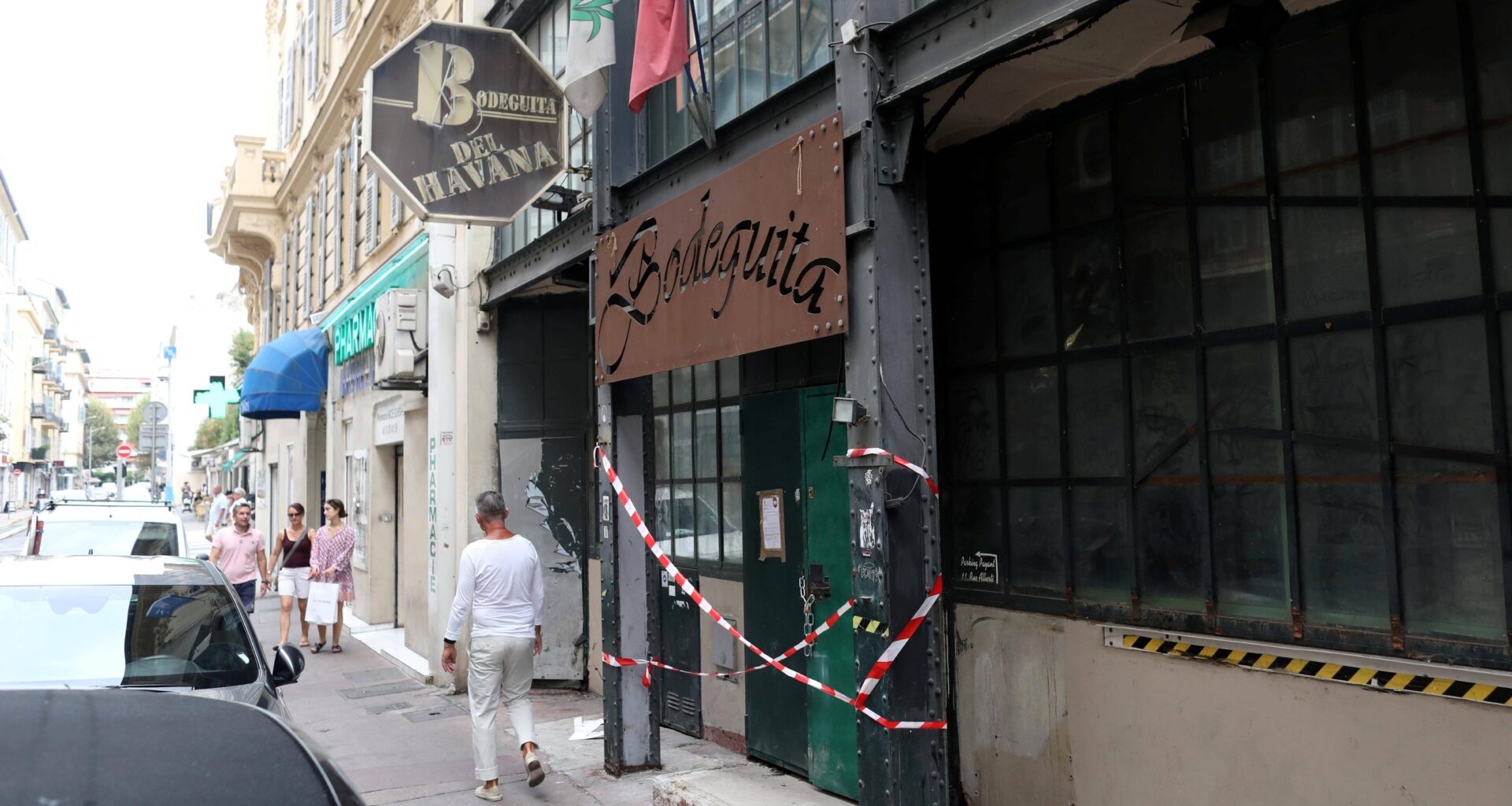 Une partie du plancher s'effondre, ce chantier dans le centre-ville de Nice est à l'arrêt