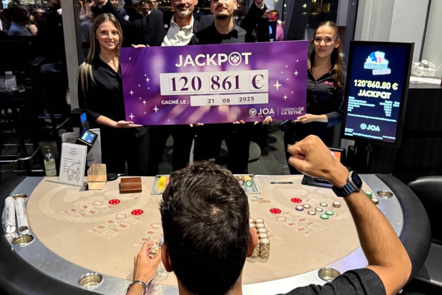 Il a décroché la "Main ultime": un Varois gagne 120.000 euros en misant seulement 5 euros au casino