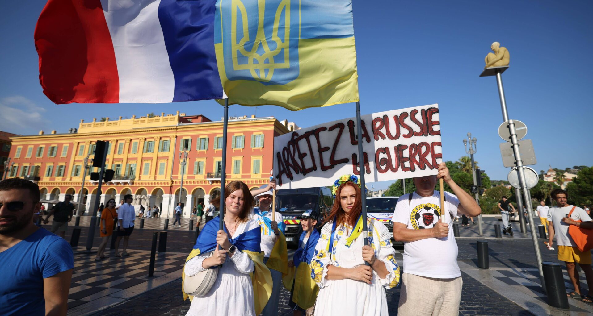 Fête de l’indépendance de l’Ukraine: "On a confiance, on gagnera", clament les Ukrainiens de la Côte d’Azur