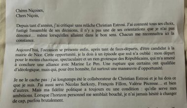 Un faux tract d’Eric Ciotti... à la gloire de Christian Estrosi circule à Nice